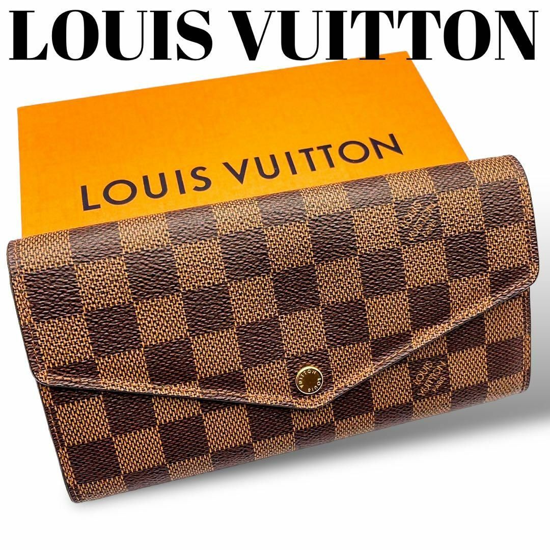 【美品・正規品】LOUIS VUITTON ルイヴィトン　折り財布　ダミエ　新型