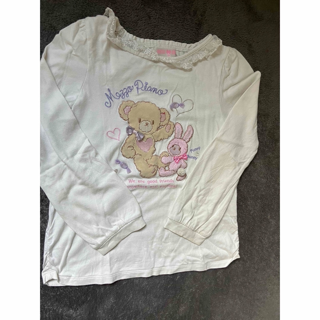 mezzo piano(メゾピアノ)のmezzo piano カットソー　130 キッズ/ベビー/マタニティのキッズ服女の子用(90cm~)(Tシャツ/カットソー)の商品写真