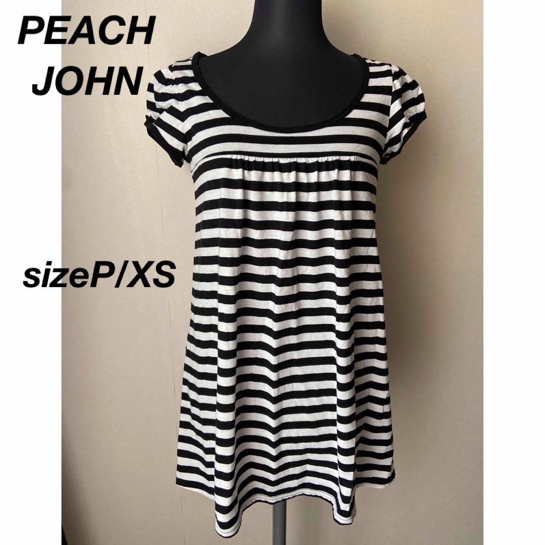 PEACH JOHN(ピーチジョン)の【PeachJohn】パフ袖ワンピース レディースのワンピース(ミニワンピース)の商品写真