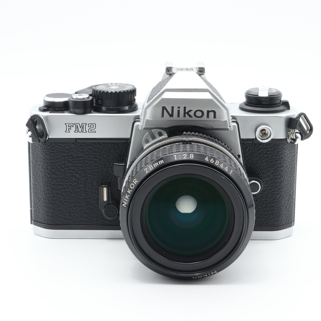 美品】Nikon New FM2 シルバー + Ai-S NIKKOR 35mm F2.8 レンズセット