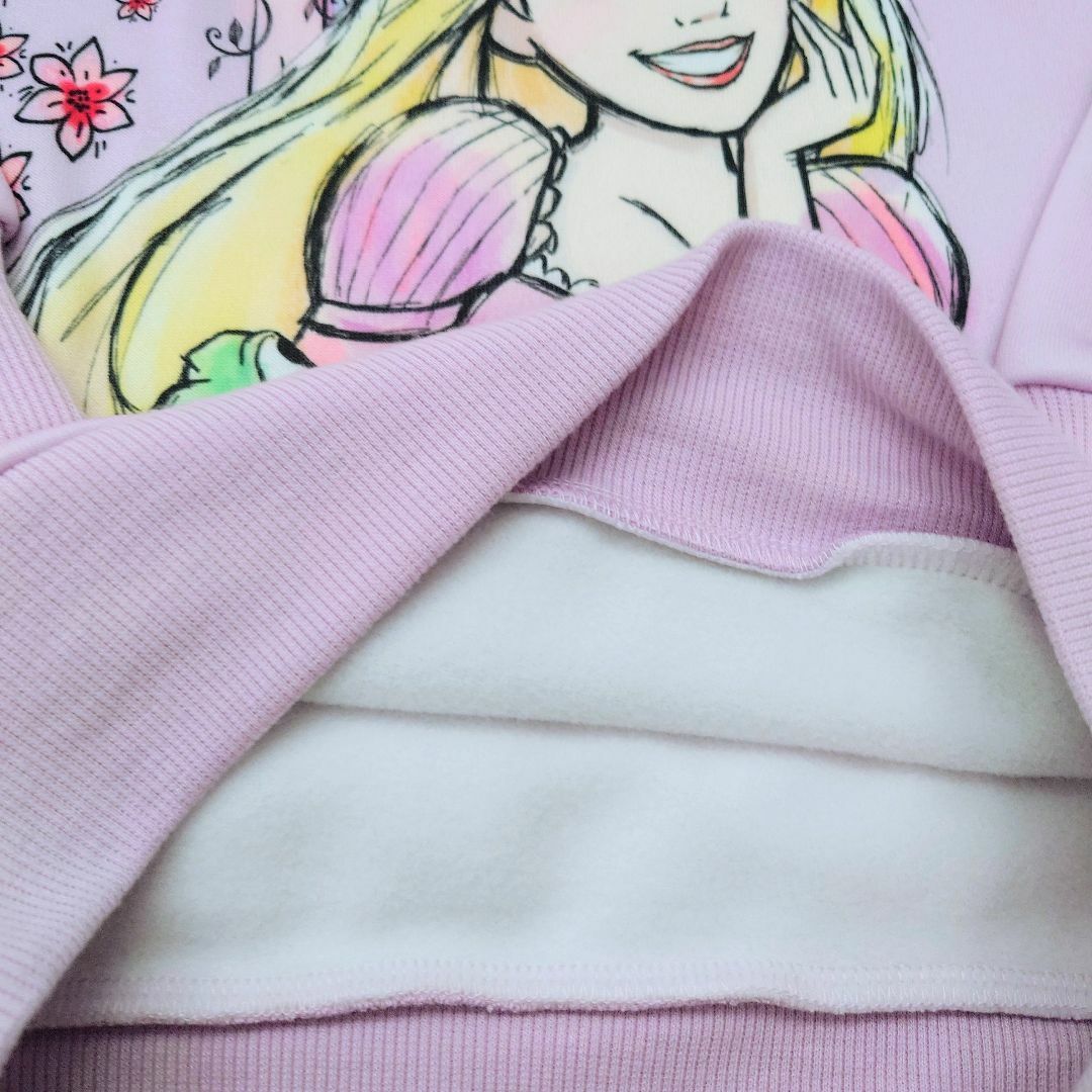 ディズニープリンセス　トレーナー　ラプンツェル　110 cm キッズ/ベビー/マタニティのキッズ服女の子用(90cm~)(その他)の商品写真