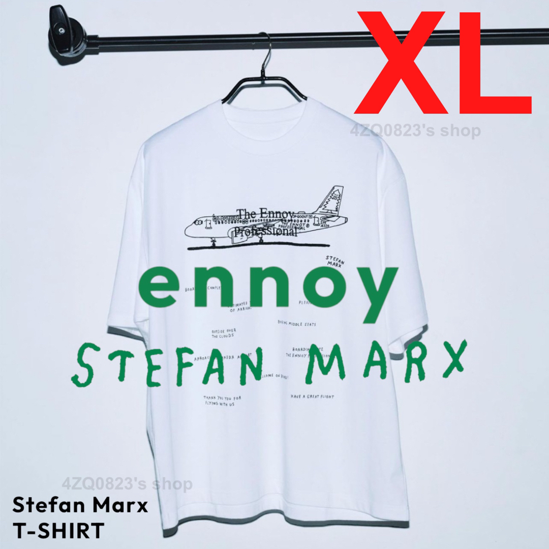 1LDK SELECT(ワンエルディーケーセレクト)のennoy Stefan Marx T-SHIRT Tシャツ XL メンズのトップス(Tシャツ/カットソー(半袖/袖なし))の商品写真