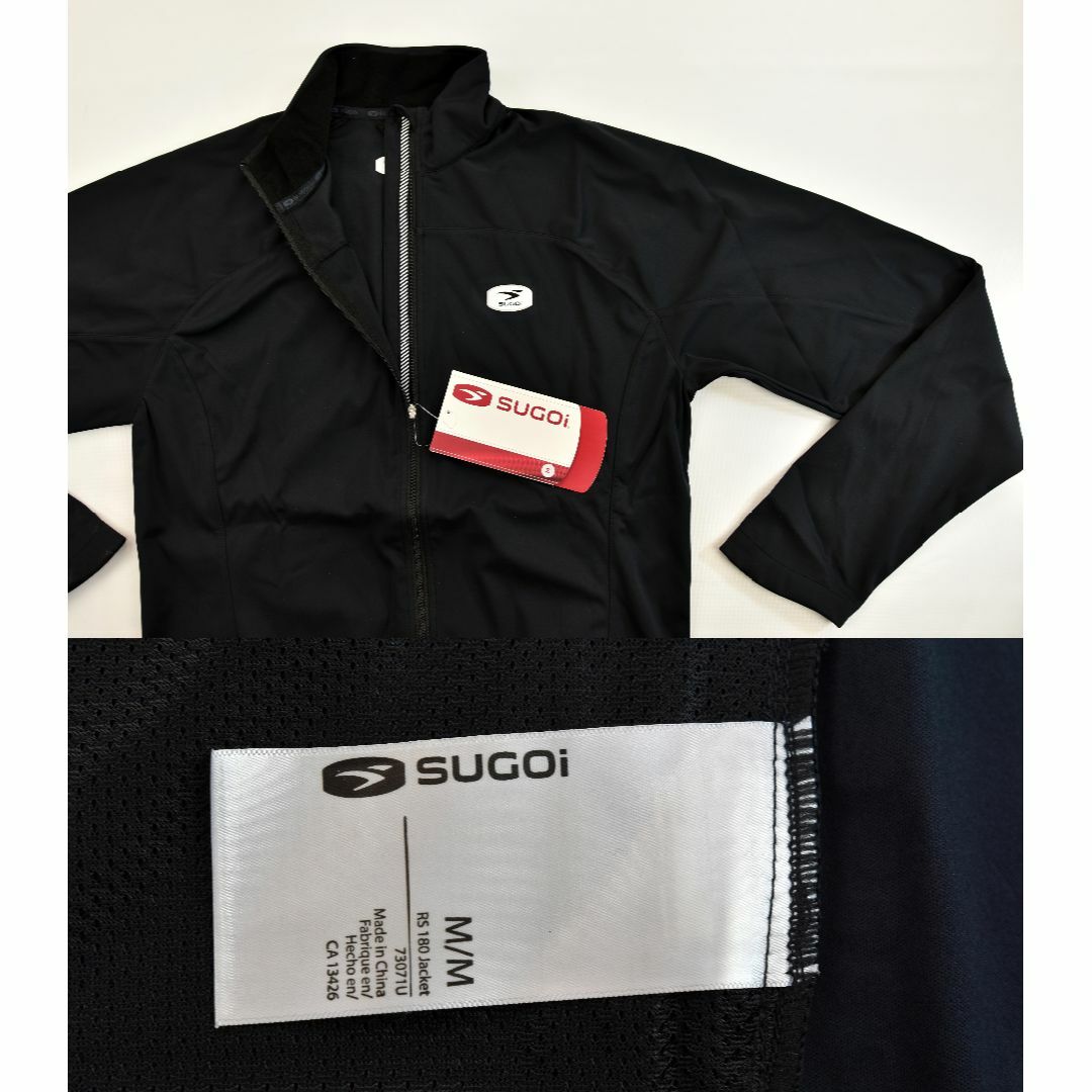 SUGOI★スゴイ RS180 ジャケット size:M ブラック スポーツ/アウトドアの自転車(ウエア)の商品写真