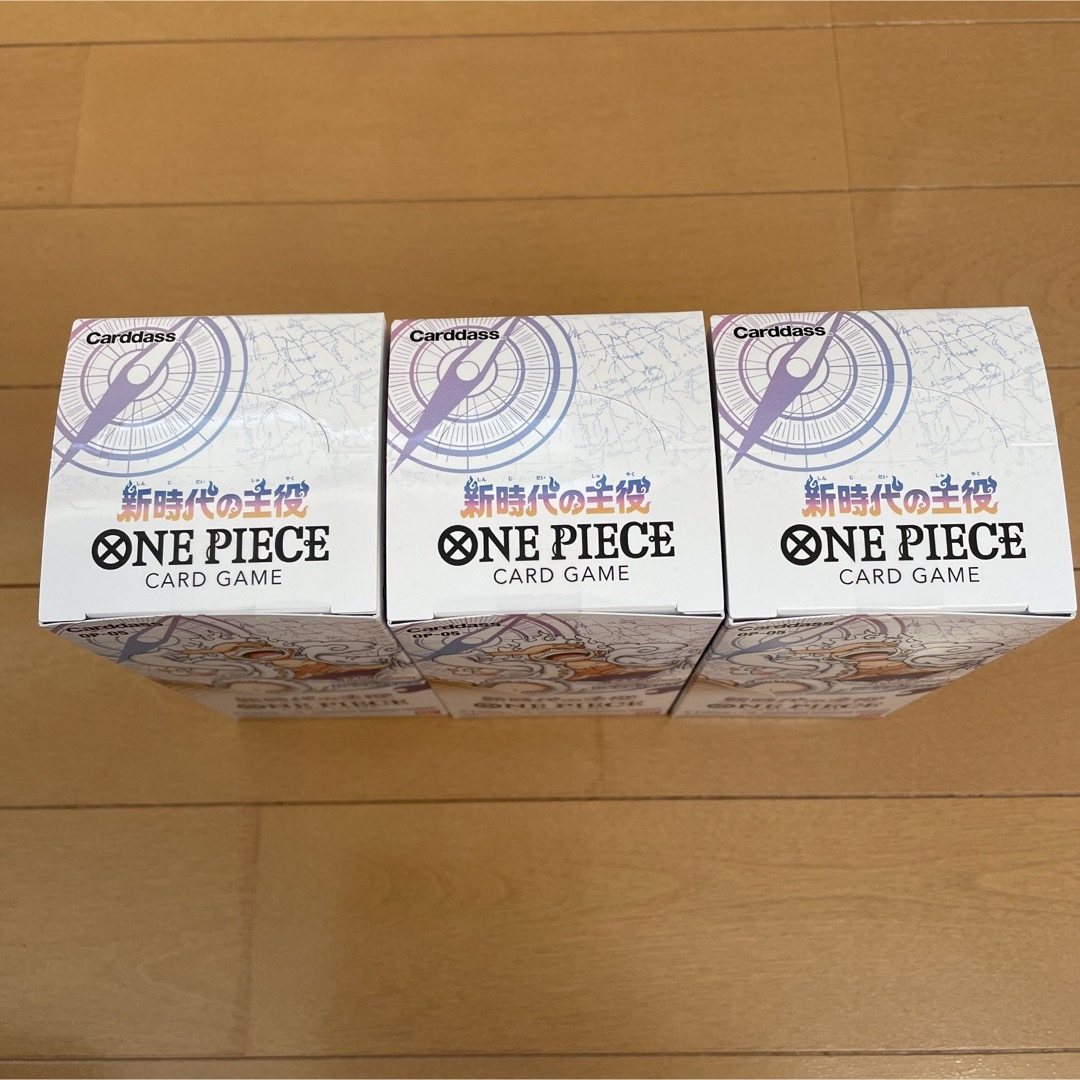 ONE PIECE カード 新時代の主役  3box 新品未開封 テープ付き