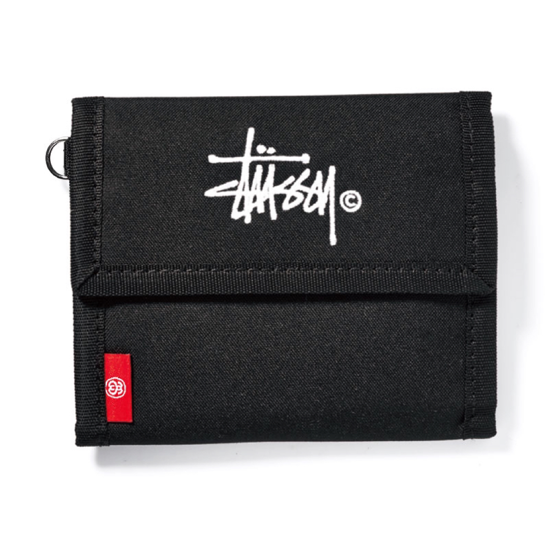 STUSSY(ステューシー)のSTUSSY（ステューシー）ロゴ刺繍入りウォレット メンズのファッション小物(折り財布)の商品写真