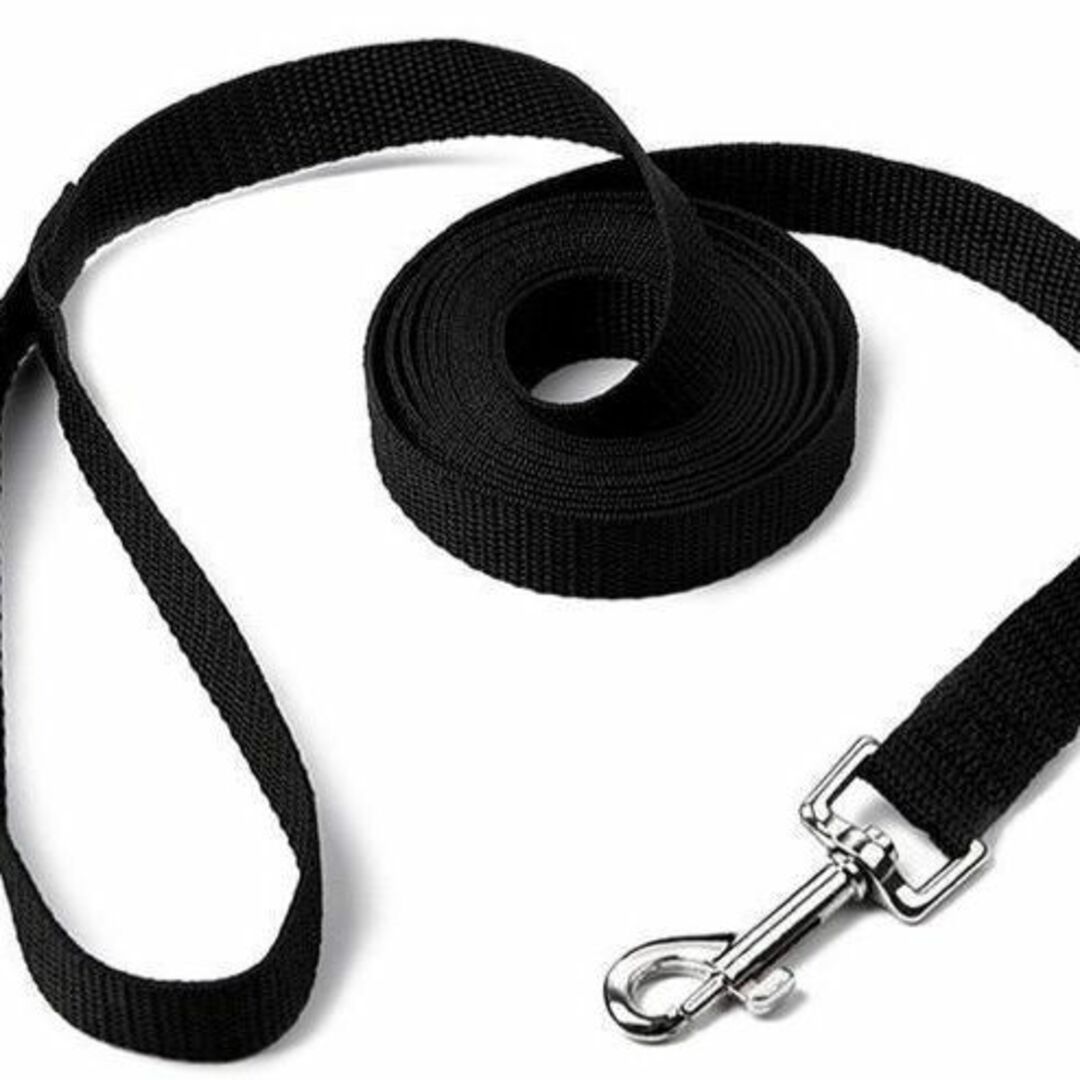 ブラック　お散歩 ロープ 20m しつけ トレーニング 犬 ペット 黒 その他のペット用品(犬)の商品写真