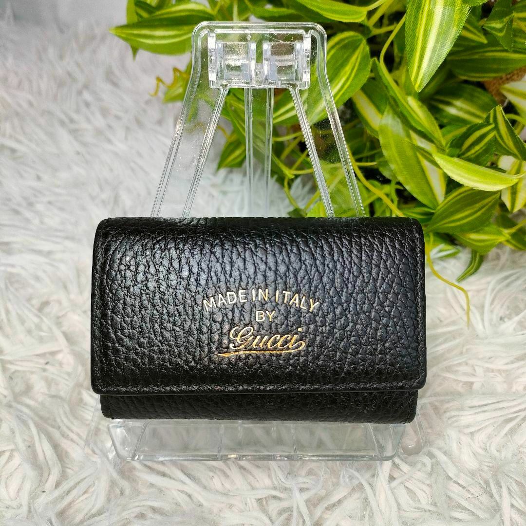 GUCCI GGマーモント ブラック 6連キーケース - 小物 GUCCI GGマーモント ブラック 6連キーケース - 小物