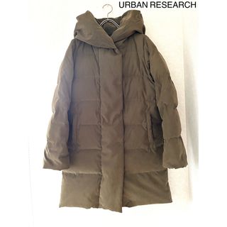 アーバンリサーチ(URBAN RESEARCH)の【URBAN RESEARCH】ピーチスキンタッチフードダウンロング(ダウンコート)