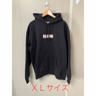 L 本物 supreme motion スウェット パーカー box logo