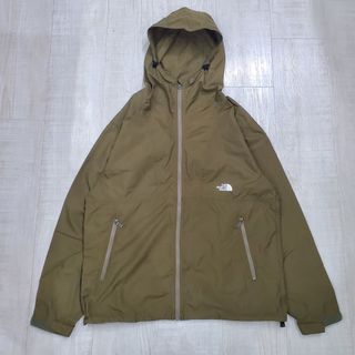 ザノースフェイス(THE NORTH FACE)のノースフェイス コンパクト ジャケット パーカー カーキ サイズ L(ナイロンジャケット)