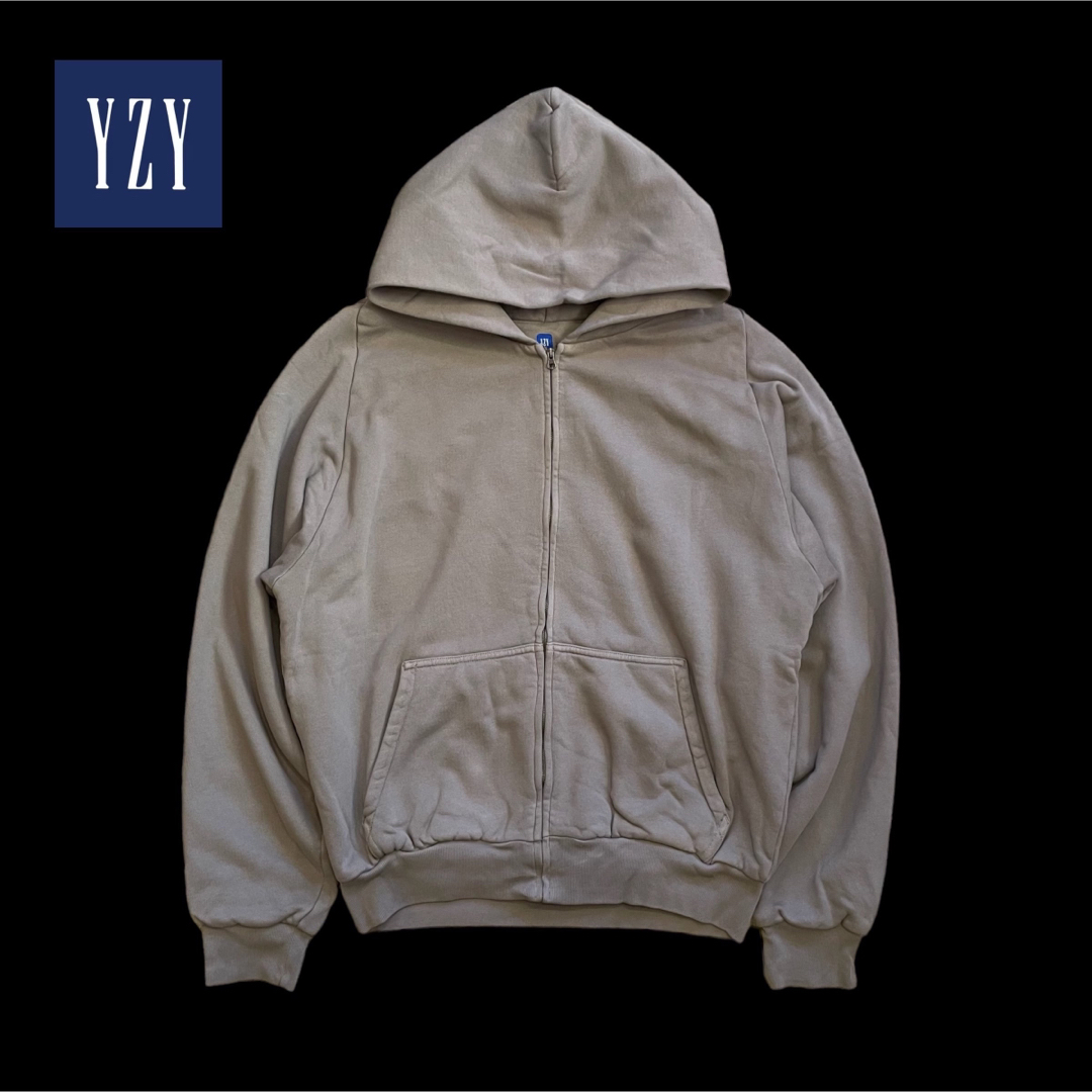 トップスLサイズ Yeezy X Gap コラボ パーカー グレー イージー ギャップ