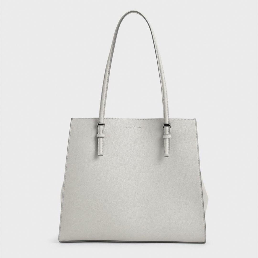 トートバッグcharles & keith クラシックダブルハンドル トートバッグ