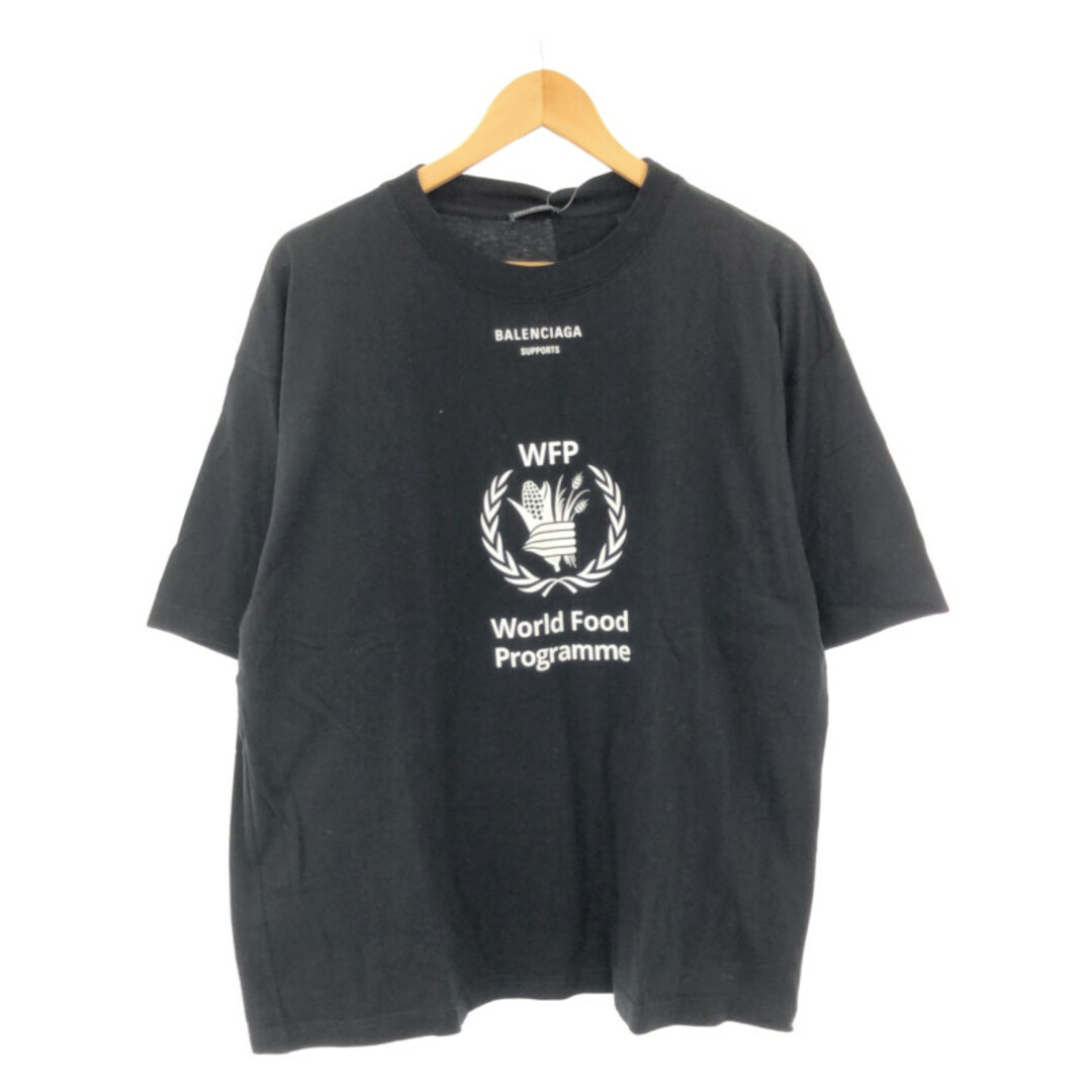 BALENCIAGA バレンシアガ 19SS WFP オーバーサイズプリントTシャツ ブラック L 541874 TCV36 | フリマアプリ ラクマ