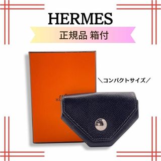 エルメス(Hermes)のエルメス HERMESル ヴァンキャトル コインケース トゴ ブラック(コインケース)