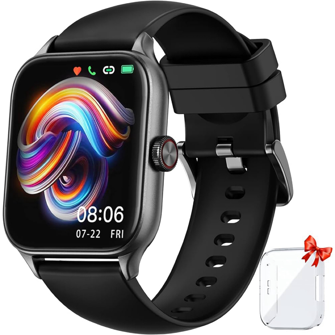 スマートウォッチsmart watch 1.85インチ大画面 健康管理 着信通知 メンズの時計(腕時計(デジタル))の商品写真