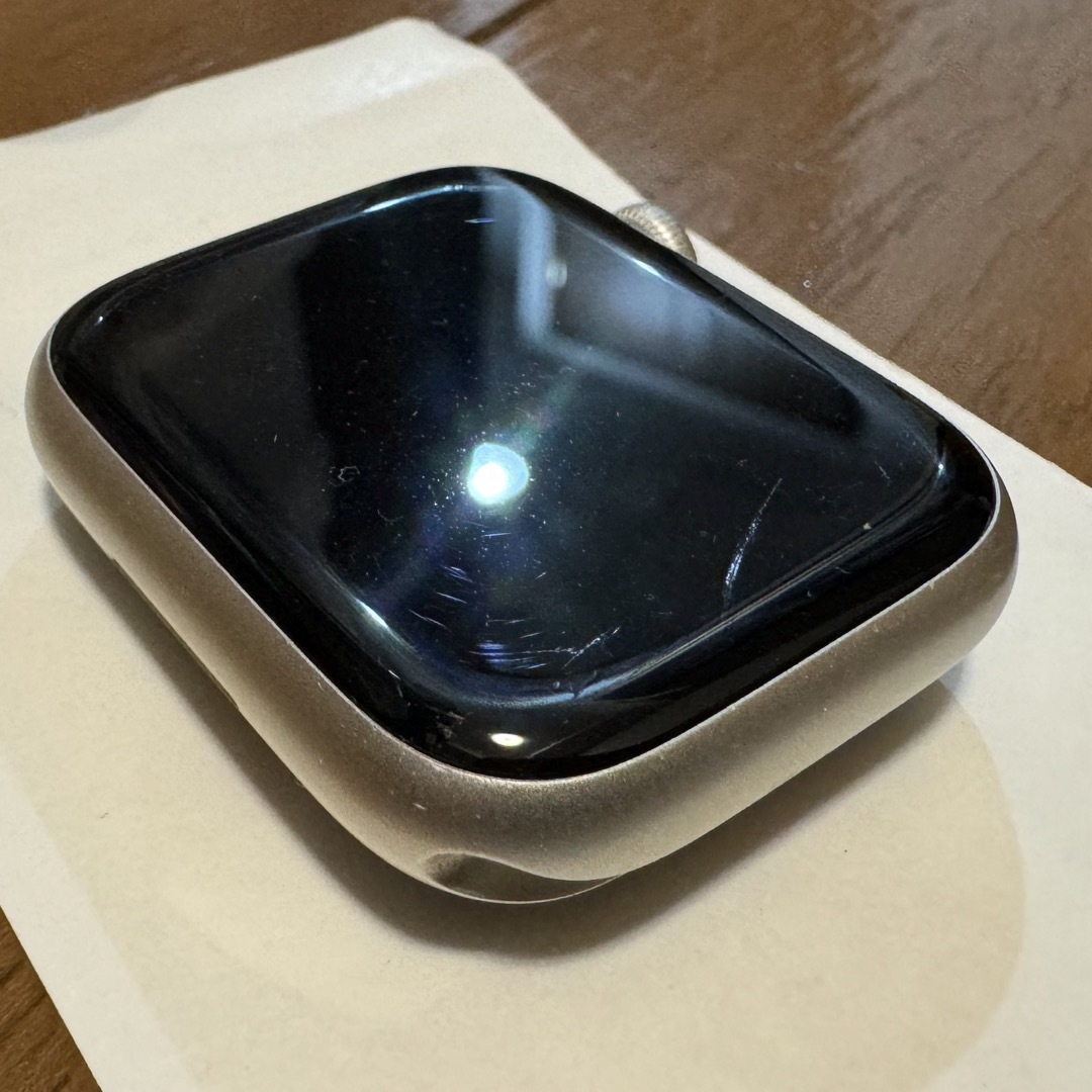 apple watch 7 45mm GPS+セルラー　スターライト