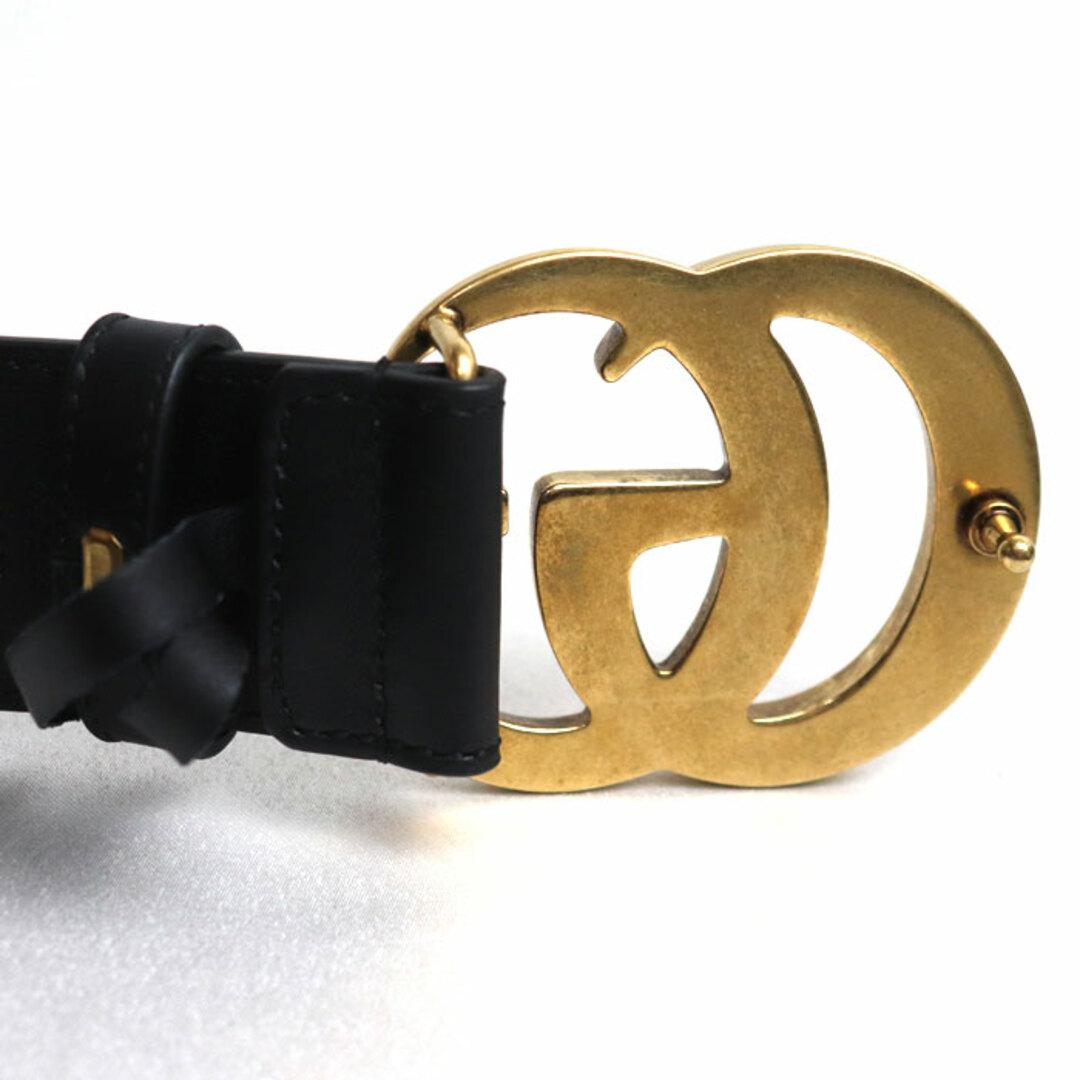 Gucci - GUCCI グッチ GGマーモント ベルト ブラック 400593 AP00T