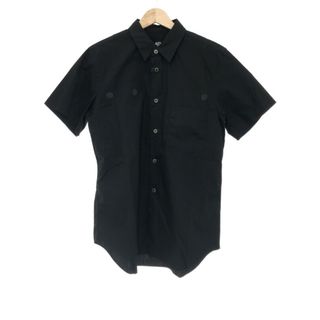 ブラックコムデギャルソン(BLACK COMME des GARCONS)のBLACK COMME des GARCONS ブラック コムデギャルソン 18SS ハトメスタッズショートスリーブシャツ ブラック M 1A-B003(シャツ)