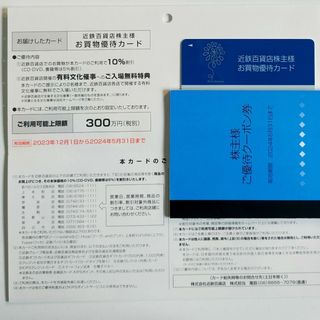 キンテツヒャッカテン(近鉄百貨店)の【最新】近鉄百貨店　株主優待1セット　男性名義(その他)