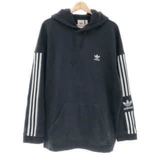 アディダス(adidas)のadidas アディダス LOCK UP HOODIE スウェットパーカー ブラック XO(パーカー)