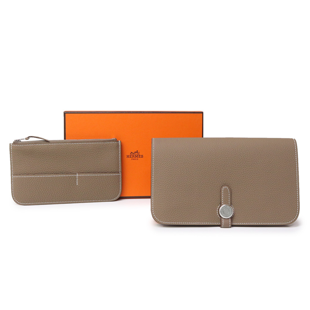 Hermes - エルメス ドゴン デュオ GM 二つ折り長財布 トゴ レザー