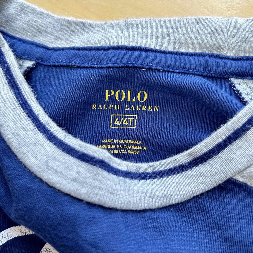 POLO RALPH LAUREN(ポロラルフローレン)のポロラルフローレン PoloRalphLauren  長袖Tシャツ 4T 110 キッズ/ベビー/マタニティのキッズ服男の子用(90cm~)(Tシャツ/カットソー)の商品写真