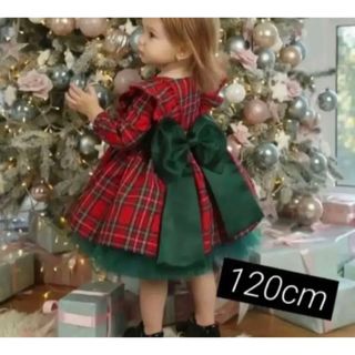 ‧✧̣̥̇クリスマス‧✧̣̥̇‧ クリスマスドレス　ワンピース　120cm(ドレス/フォーマル)