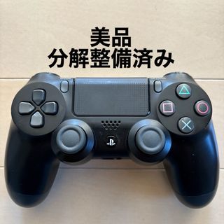 プレイステーション4(PlayStation4)の美品 SONY PS4 純正 コントローラー DUALSHOCK4 ブラック(家庭用ゲーム機本体)