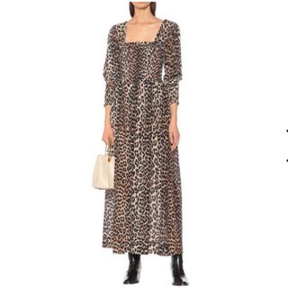 トゥモローランド(TOMORROWLAND)のGANNI leopard dress(ロングワンピース/マキシワンピース)