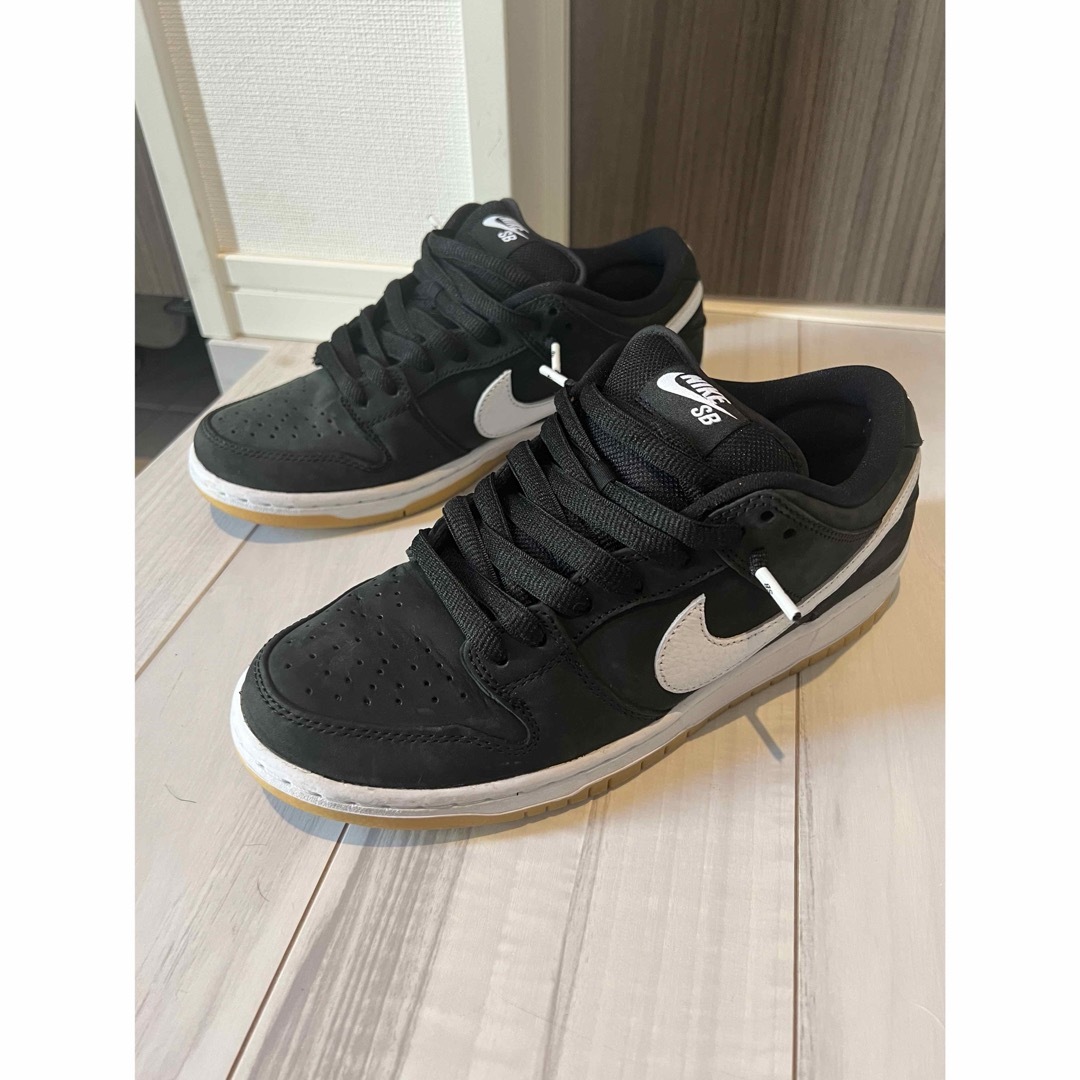 スニーカーNike SB Dunk Low Pro ダンク　Black White