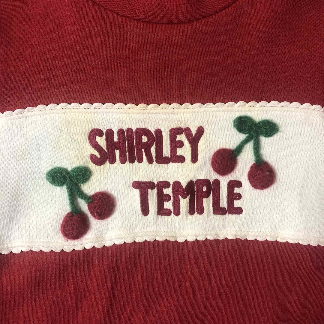 Shirley Temple(シャーリーテンプル)のシャーリーテンプル トレーナー さくらんぼ キッズ/ベビー/マタニティのキッズ服女の子用(90cm~)(Tシャツ/カットソー)の商品写真