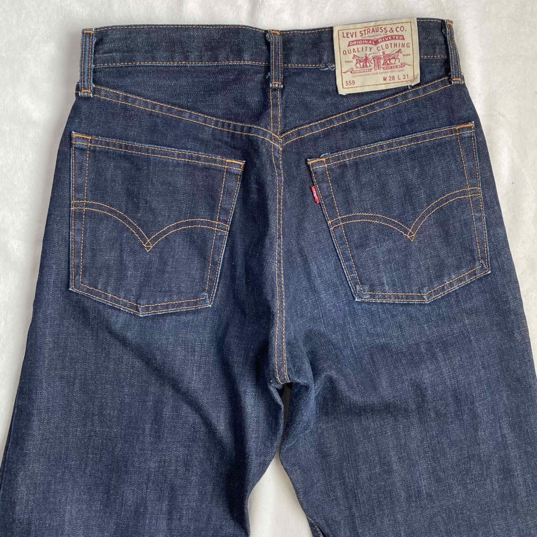 Levi's(リーバイス)のLevi's リーバイス 559 W28 L31 日本製 ワイドデニム ジーンズ メンズのパンツ(デニム/ジーンズ)の商品写真