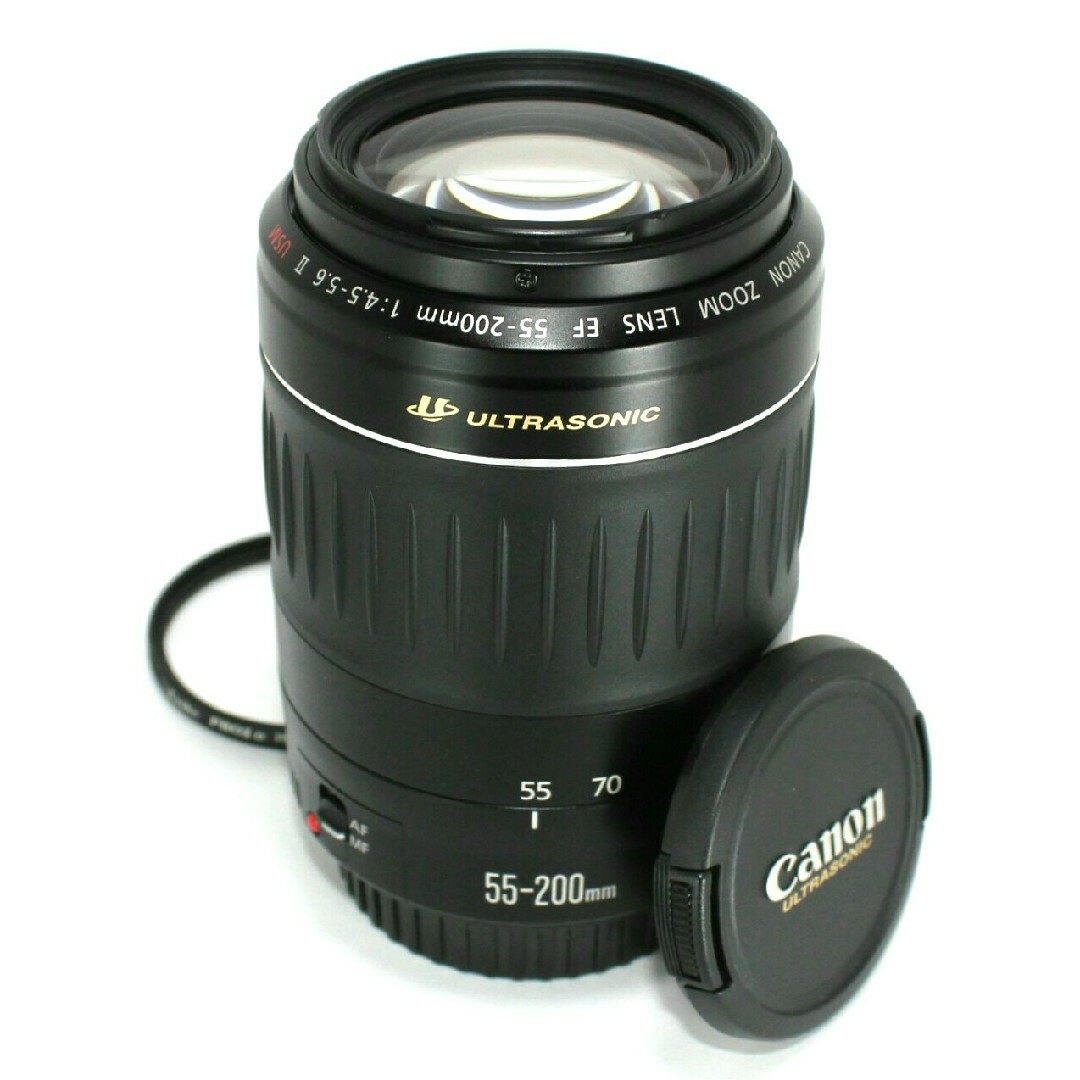 Canon EF55-200mm Ⅱ USM 望遠ズームレンズ✨完動美品✨
