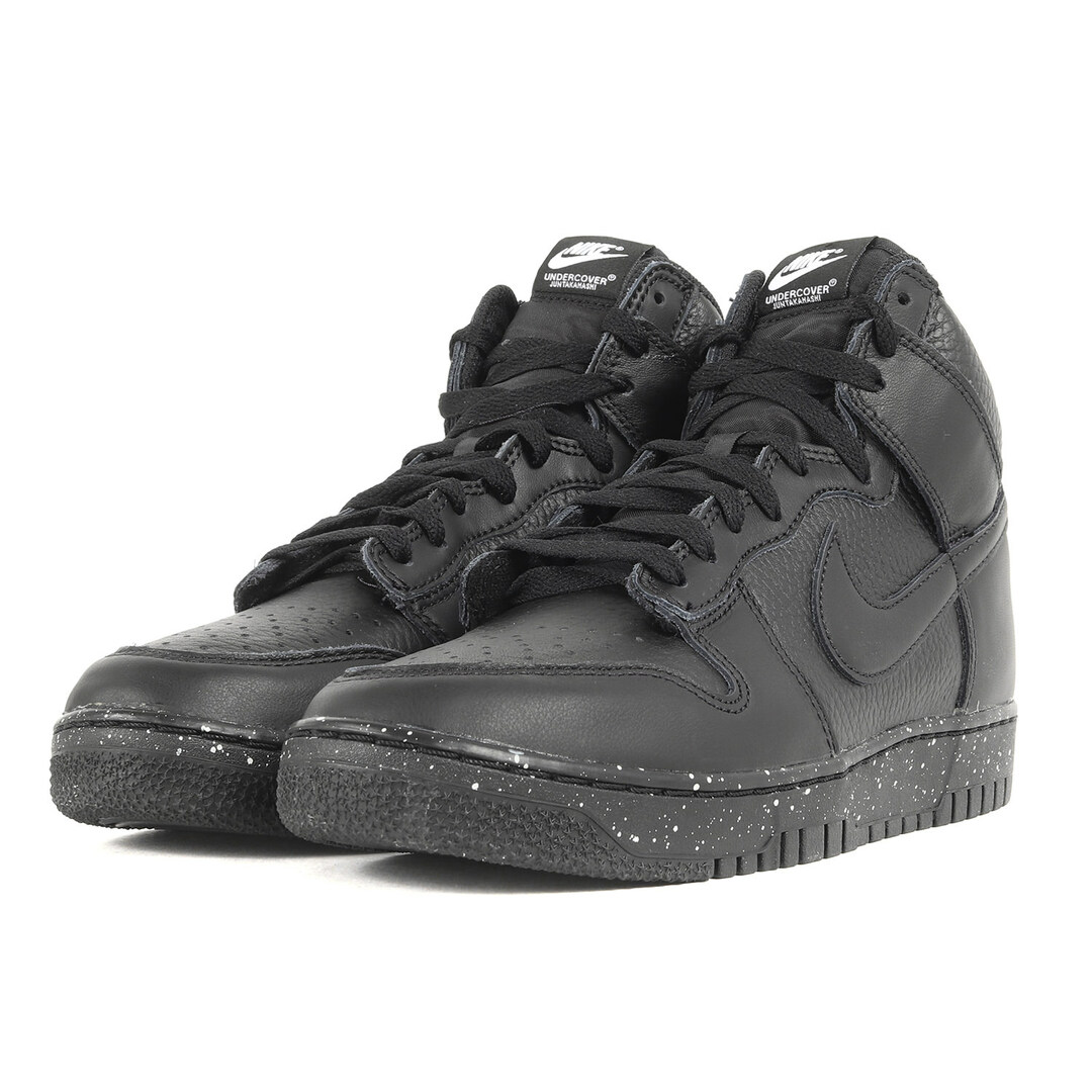 UNDERCOVER(アンダーカバー)の新品 UNDERCOVER アンダーカバー サイズ:26.5cm 22SS NIKE DUNK HIGH 1985 / U Chaos (DQ4121-001) ナイキ ダンク ハイ カオス ブラック US8.5 ハイカット スニーカー コラボ シューズ 靴【メンズ】 メンズの靴/シューズ(スニーカー)の商品写真