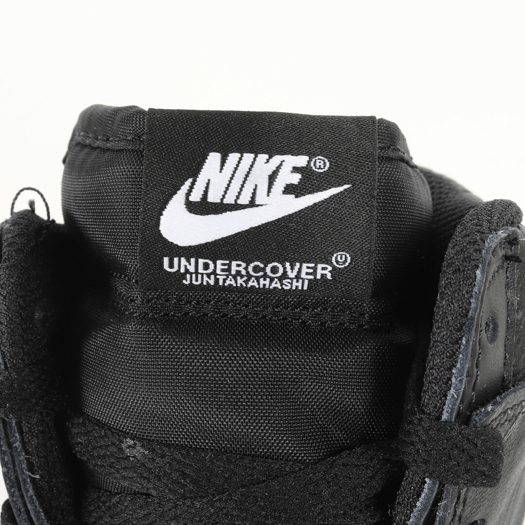 UNDERCOVER(アンダーカバー)の新品 UNDERCOVER アンダーカバー サイズ:26.5cm 22SS NIKE DUNK HIGH 1985 / U Chaos (DQ4121-001) ナイキ ダンク ハイ カオス ブラック US8.5 ハイカット スニーカー コラボ シューズ 靴【メンズ】 メンズの靴/シューズ(スニーカー)の商品写真