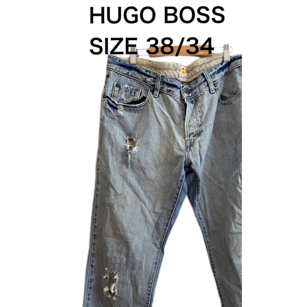 HUGO BOSS - HUGO BOSS ヒューゴボス ORANGE ダメージ ジーンズ 38/34