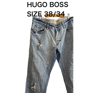ヒューゴボス(HUGO BOSS)のHUGO BOSS ヒューゴボス ORANGE ダメージ ジーンズ 38/34(デニム/ジーンズ)