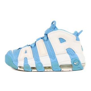 ナイキ(NIKE)のNIKE ナイキ サイズ:26.5cm AIR MORE UPTEMPO UNIVERSITY BLUE (921948-401) エア モアアップテンポ ユニバーシティブルー ホワイト US8.5 ハイカット スニーカー シューズ 靴【メンズ】【中古】(スニーカー)