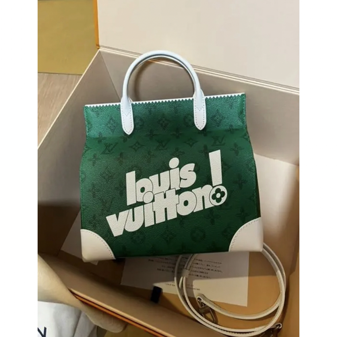 LOUIS VUITTON(ルイヴィトン)のルイヴィトンヴァージルアブロー モノグラム2WAYショルダーバッグ　緑 レディースのバッグ(ハンドバッグ)の商品写真