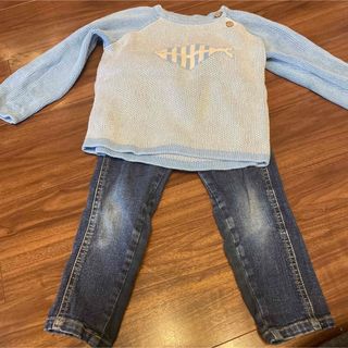 ザラキッズ(ZARA KIDS)の子供服3歳セット⭐︎ニット、デニムセット⭐︎(その他)