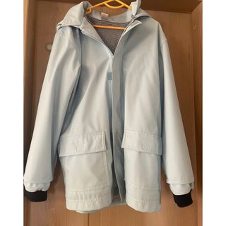 プチバトー(PETIT BATEAU)のプチバトー　水色レインコート(レインコート)