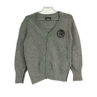 ディーゼル(DIESEL)の【秋物 新入荷!】[ディーゼルキッズ/DIESEL kids]120cm カーディガン グレー【中古】子供服 キッズ kids 男の子 秋冬 011132(カーディガン)