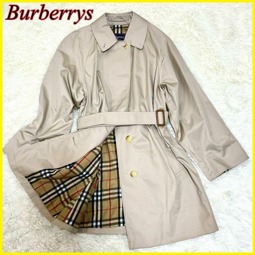 極美品 burberrys バーバリー トレンチコート ノバチェック ベージュ 