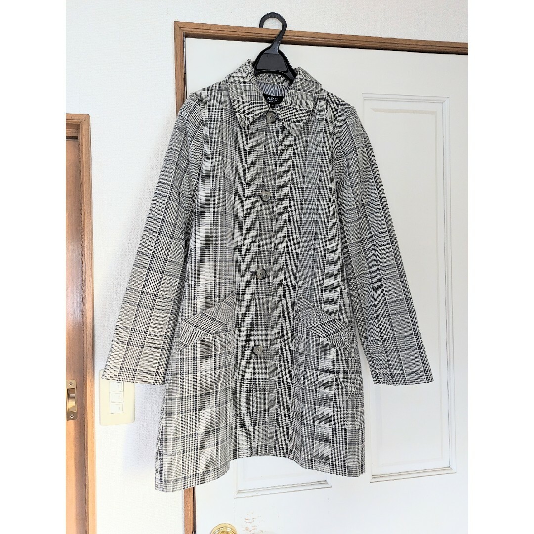 A.P.C(アーペーセー)のAPCグレンチェックコート レディースのジャケット/アウター(スプリングコート)の商品写真