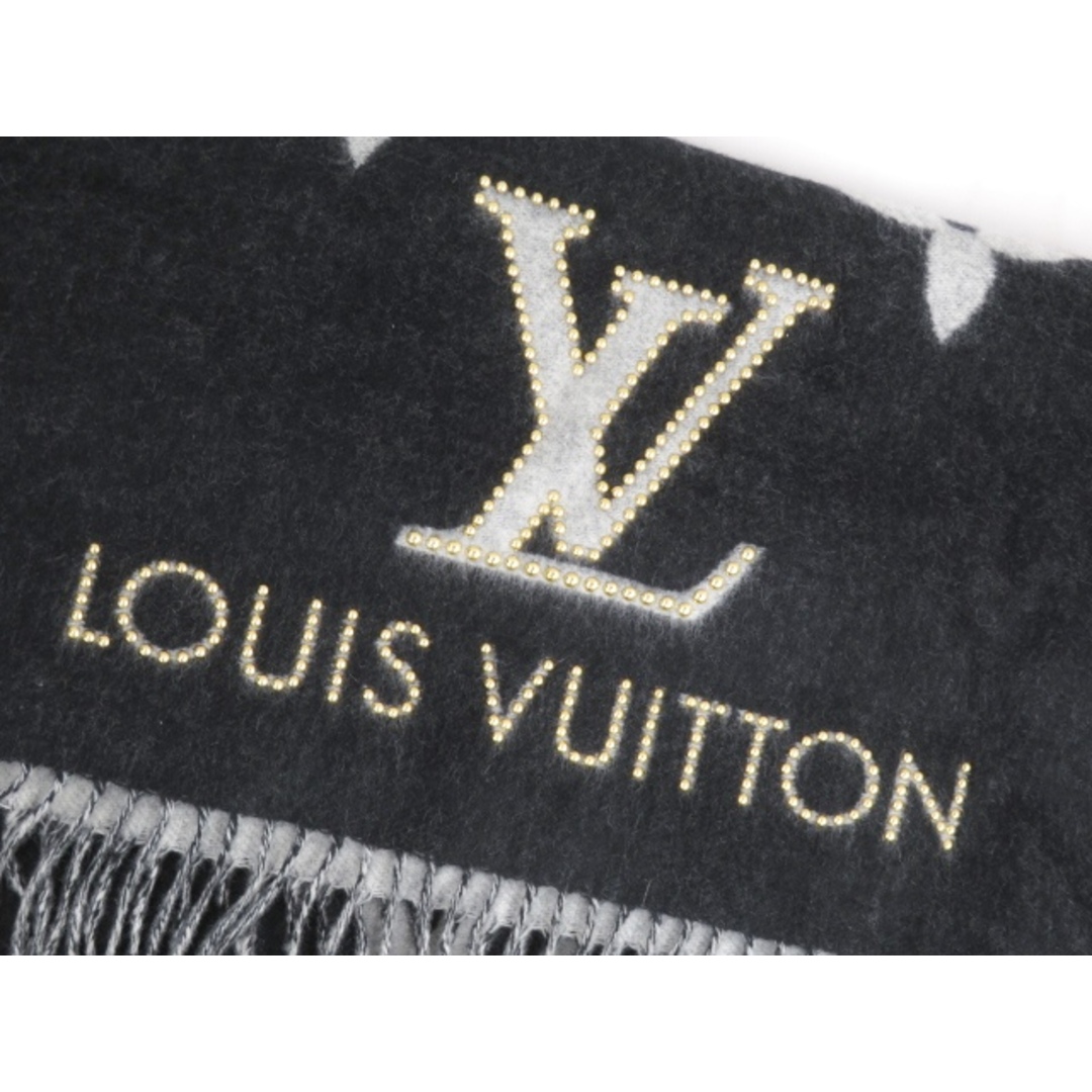 LOUIS VUITTON(ルイヴィトン)の■新同■　ルイ・ヴィトン マフラー レイキャビック スタッディー カシミヤ M71588 箱 【70990】 レディースのファッション小物(マフラー/ショール)の商品写真