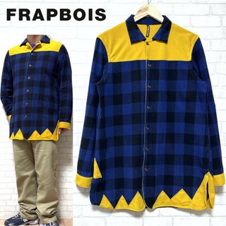 フラボア(FRAPBOIS)のFRAPBOIS フラボア チェック柄 ネルシャツ 切り替え チェックシャツ(シャツ)