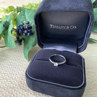 ティファニー(Tiffany & Co.)のティファニー ダイヤモンドリング 8号 0.22ct プラチナ Pt950(リング(指輪))