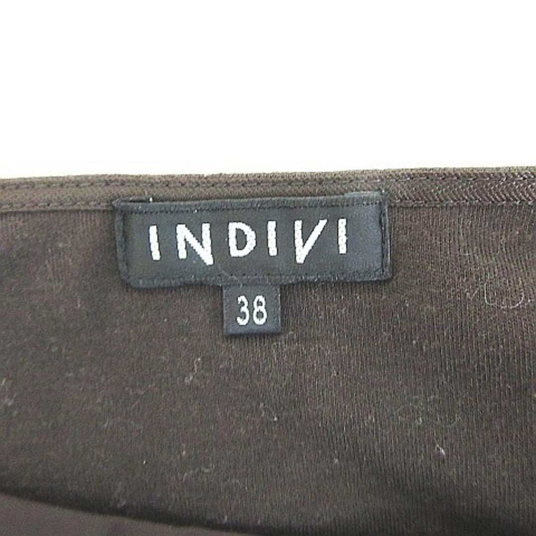 INDIVI(インディヴィ)のINDIVI カットソー プルオーバー 七分袖 コットン ティアード 38 レディースのトップス(その他)の商品写真