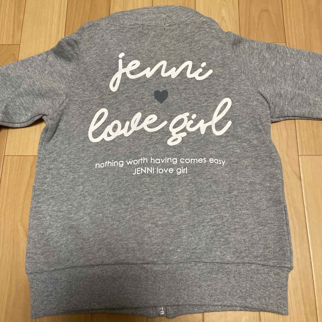 JENNI love(ジェニィラブ)のお値下げ　未使用　jenni love 130 パーカー　ジャケット　ジェニィ キッズ/ベビー/マタニティのキッズ服女の子用(90cm~)(ジャケット/上着)の商品写真