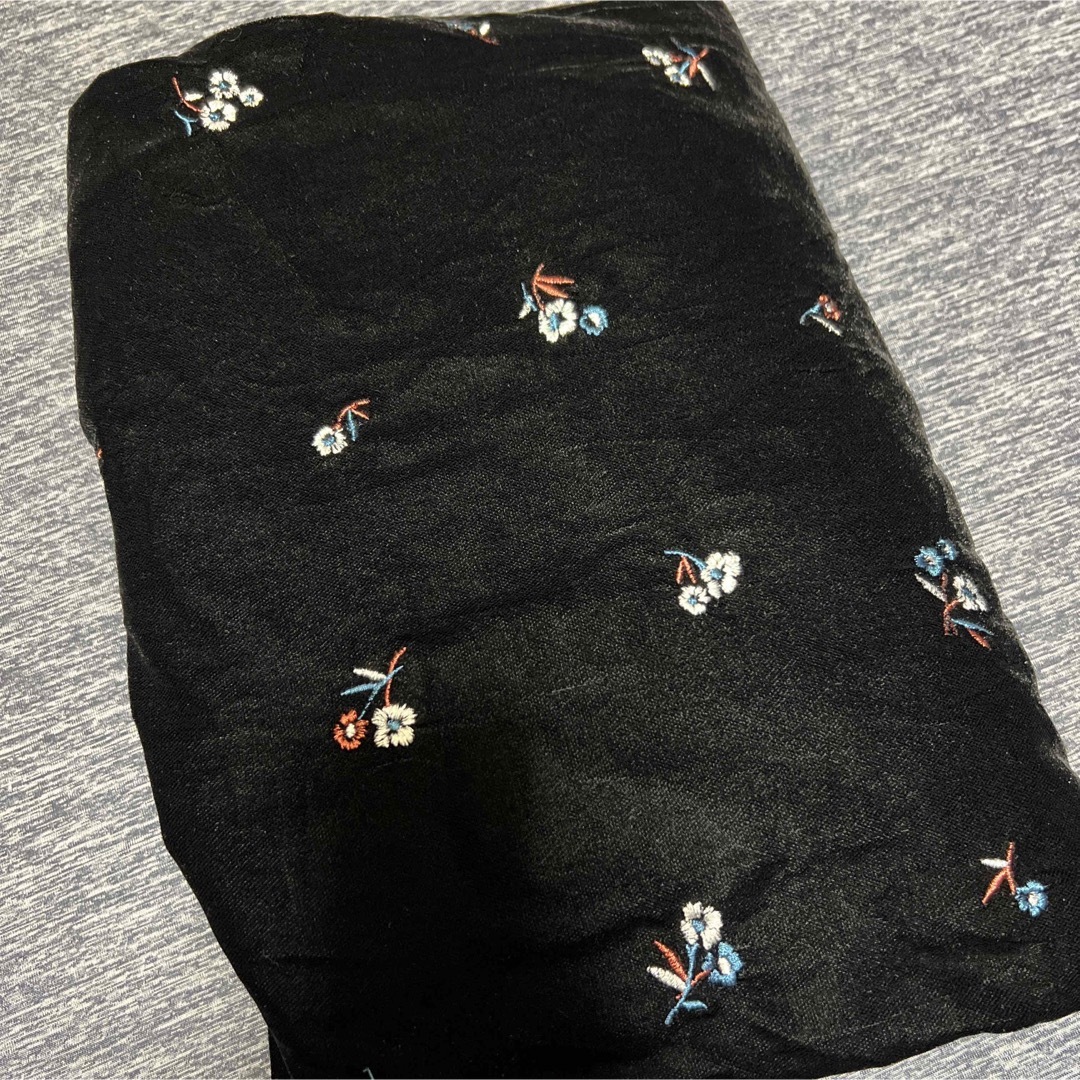 31 Sons de mode - 刺繍 花柄 ワイド ベロア ベルベットパンツの 31 Sons de mode - 刺繍 花柄 ワイド ベロア ベルベットパンツの
